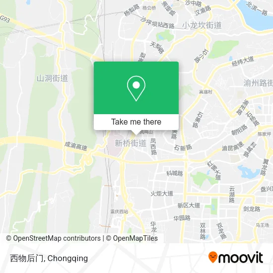 西物后门 map