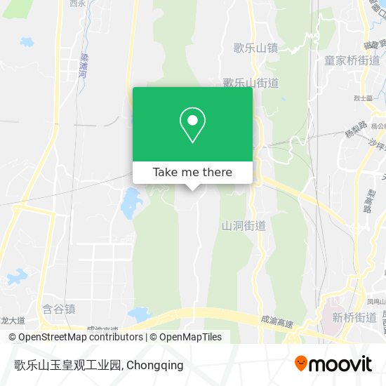 歌乐山玉皇观工业园 map