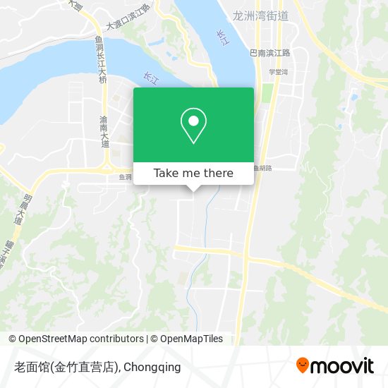 老面馆(金竹直营店) map