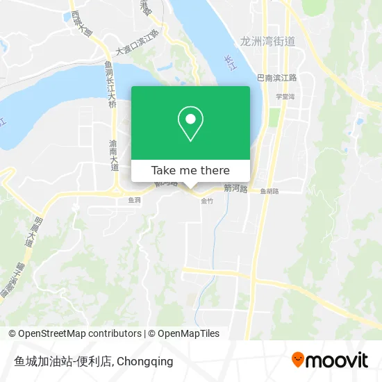 鱼城加油站-便利店 map