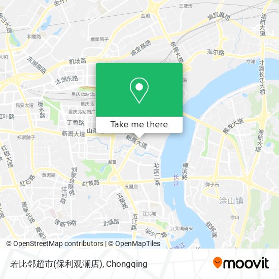 若比邻超市(保利观澜店) map