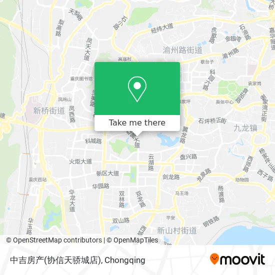 中吉房产(协信天骄城店) map