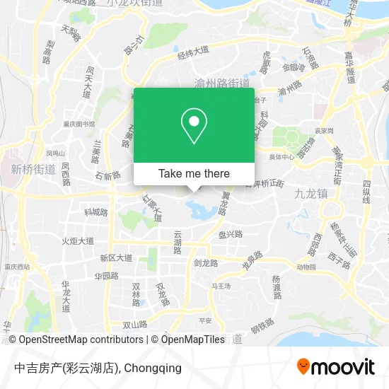 中吉房产(彩云湖店) map