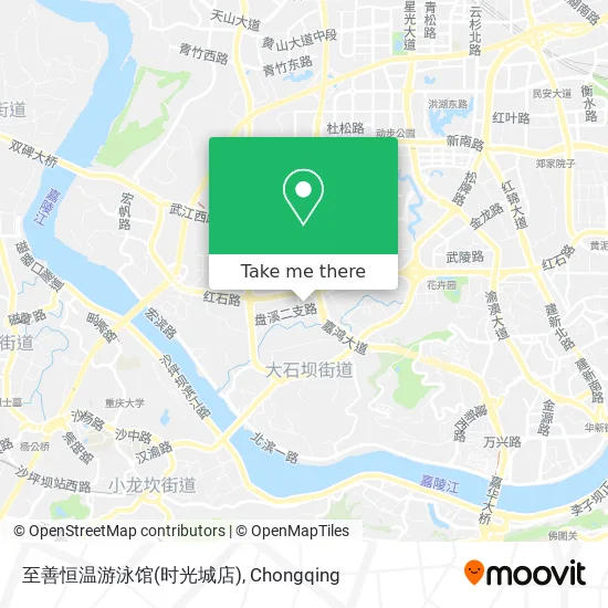至善恒温游泳馆(时光城店) map