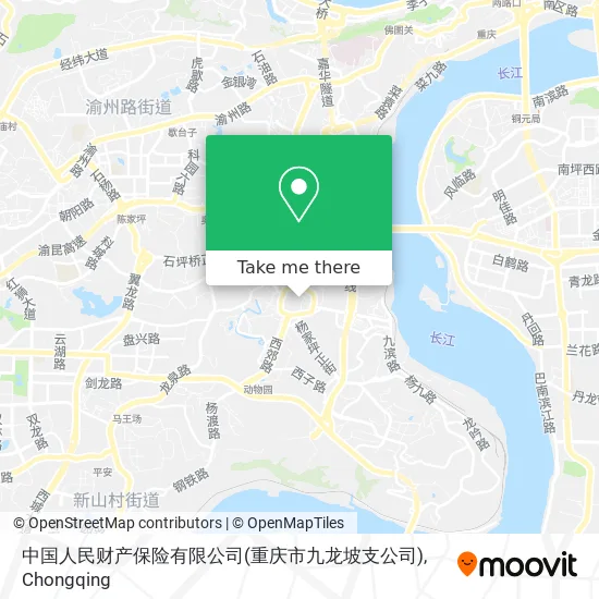 中国人民财产保险有限公司(重庆市九龙坡支公司) map