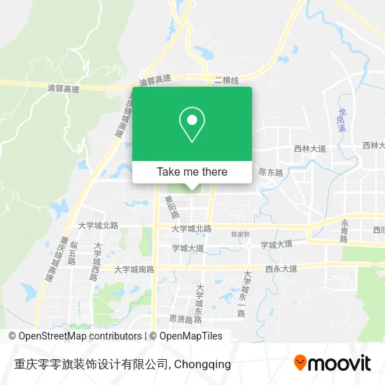 重庆零零旗装饰设计有限公司 map