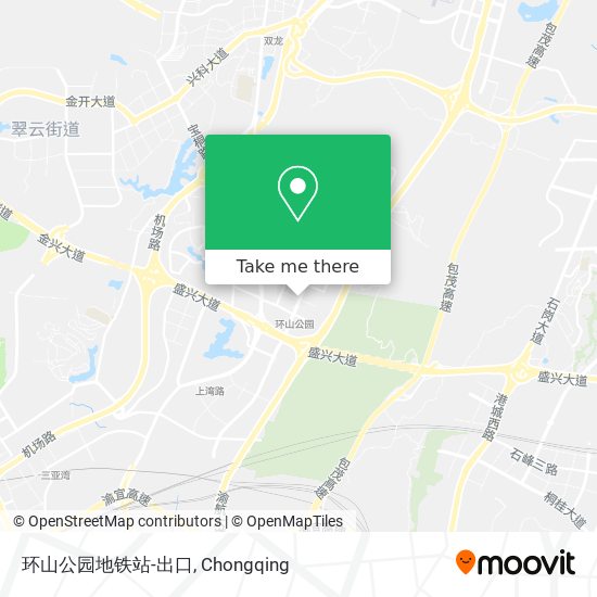 环山公园地铁站-出口 map