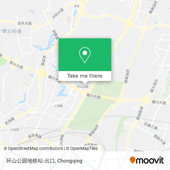 环山公园地铁站-出口 map