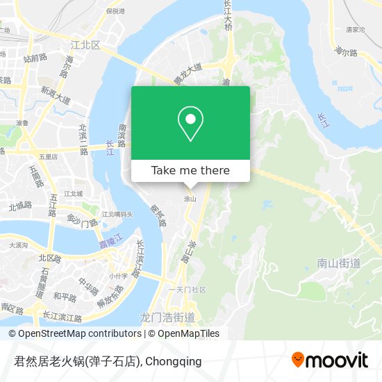 君然居老火锅(弹子石店) map