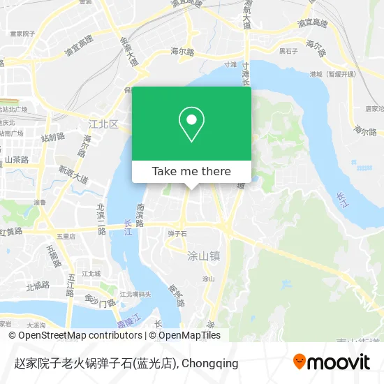 赵家院子老火锅弹子石(蓝光店) map