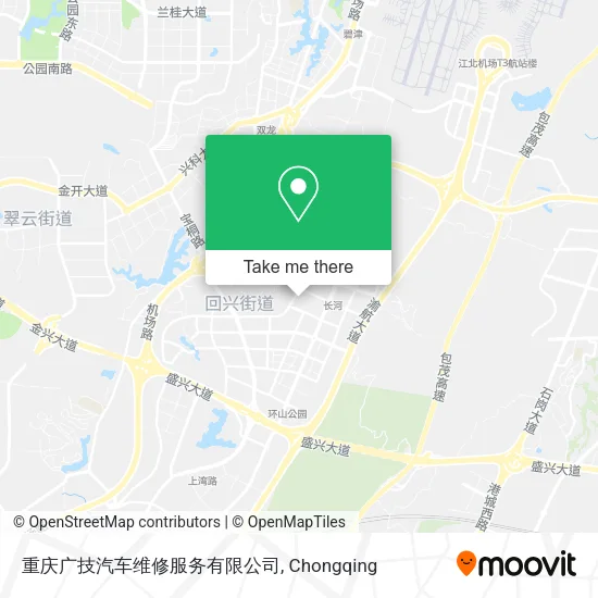 重庆广技汽车维修服务有限公司 map