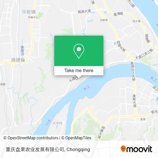 重庆盘果农业发展有限公司 map