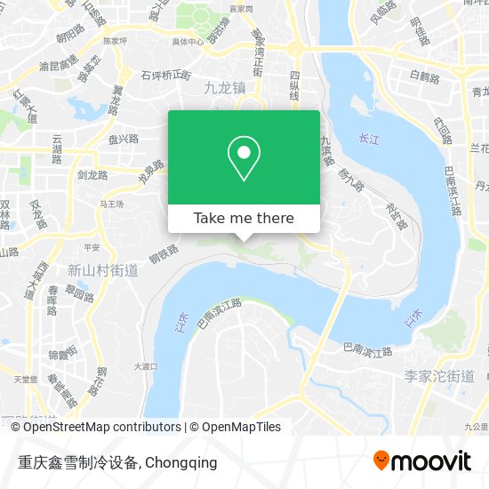 重庆鑫雪制冷设备 map