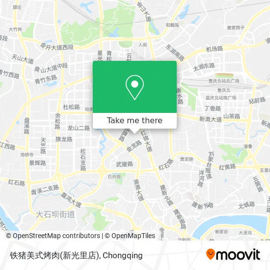 铁猪美式烤肉(新光里店) map