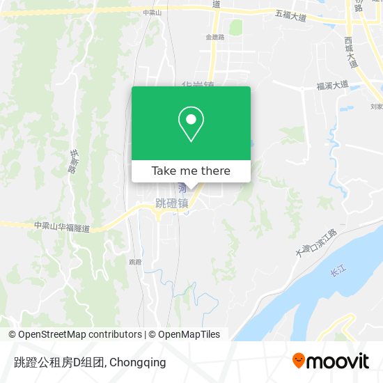 跳蹬公租房D组团 map