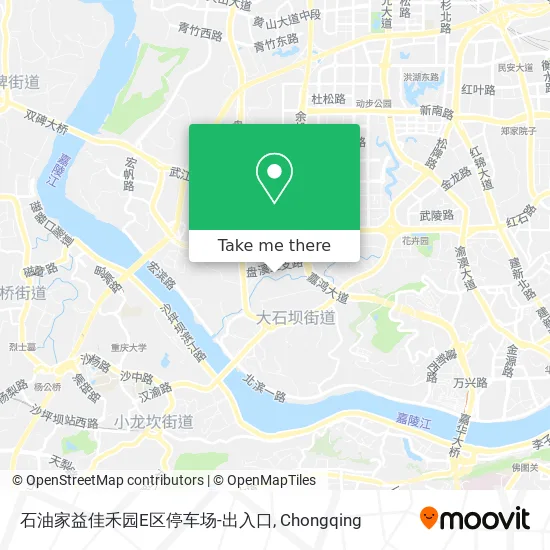 石油家益佳禾园E区停车场-出入口 map