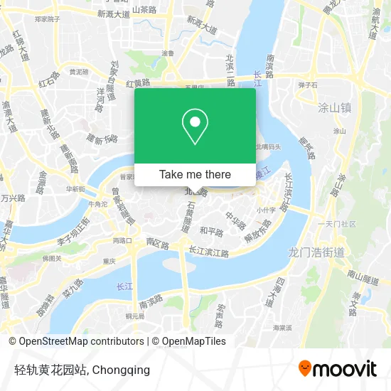 轻轨黄花园站 map