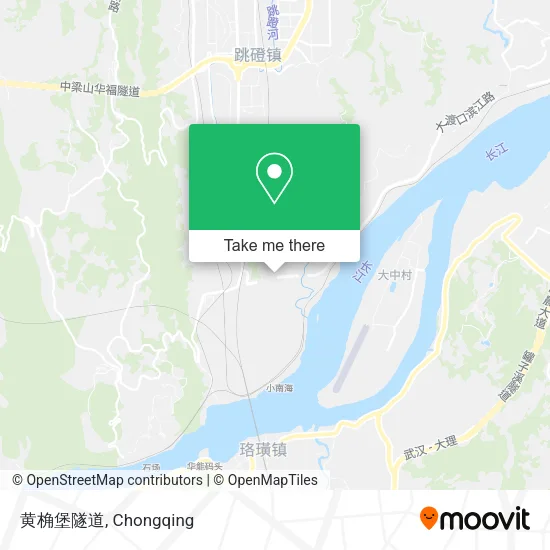 黄桷堡隧道 map