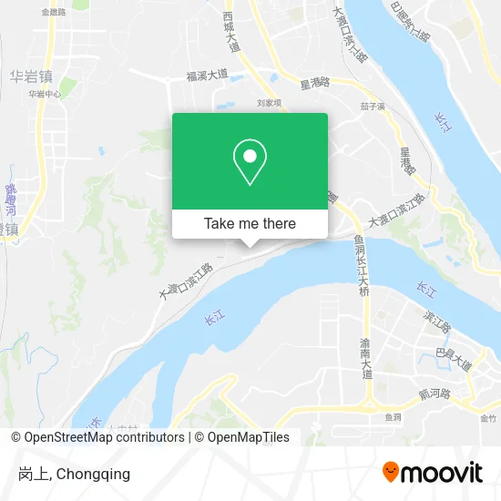 岗上 map