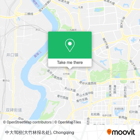 中大驾校(大竹林报名处) map
