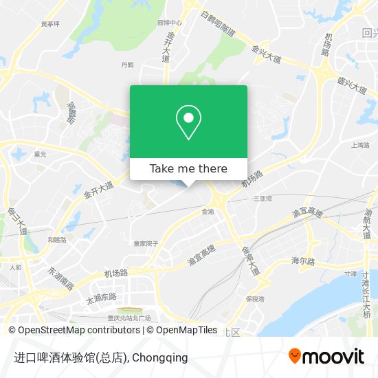 进口啤酒体验馆(总店) map