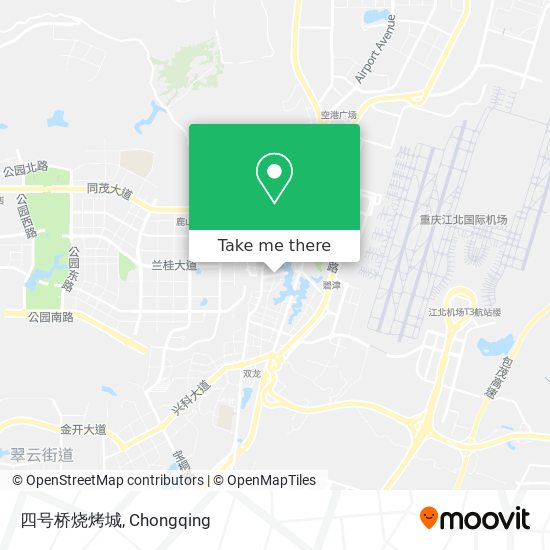 四号桥烧烤城 map