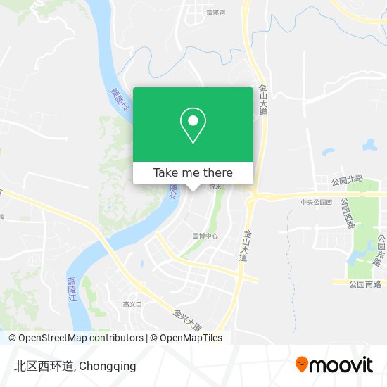 北区西环道 map