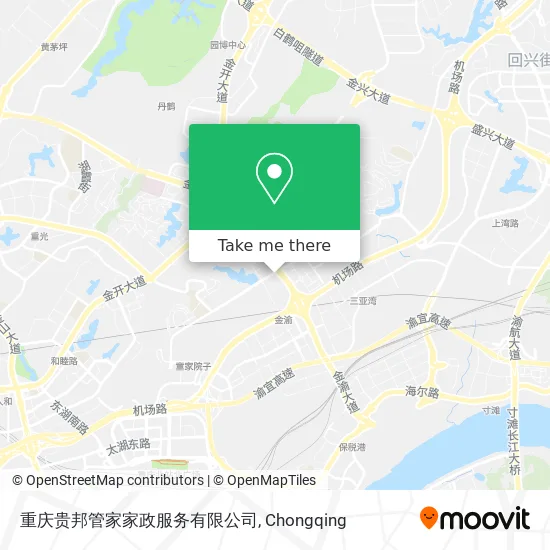 重庆贵邦管家家政服务有限公司 map