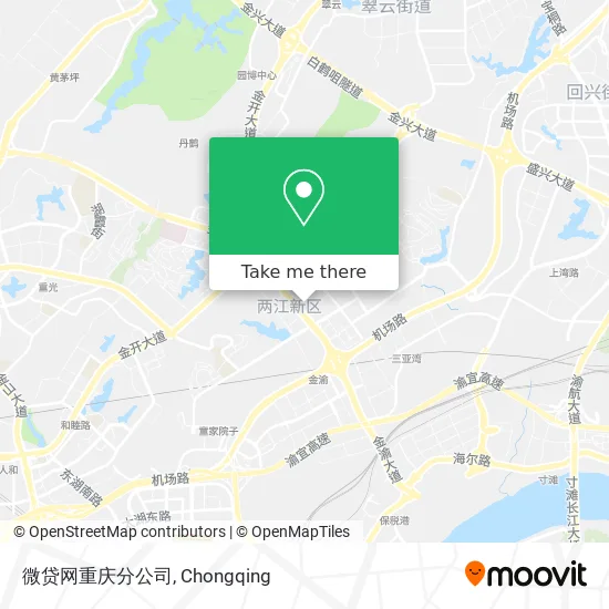 微贷网重庆分公司 map