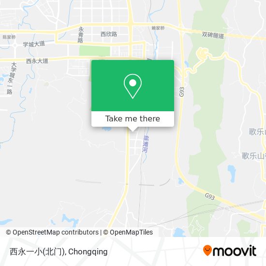 西永一小(北门) map