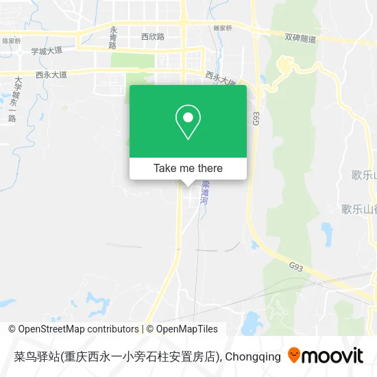 菜鸟驿站(重庆西永一小旁石柱安置房店) map