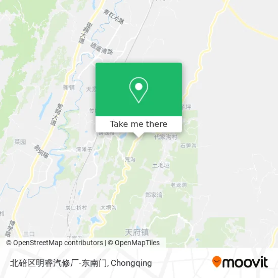 北碚区明睿汽修厂-东南门 map