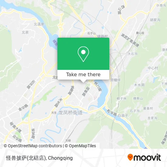 怪兽披萨(北碚店) map