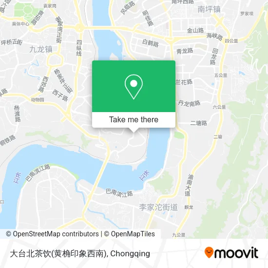 大台北茶饮(黄桷印象西南) map