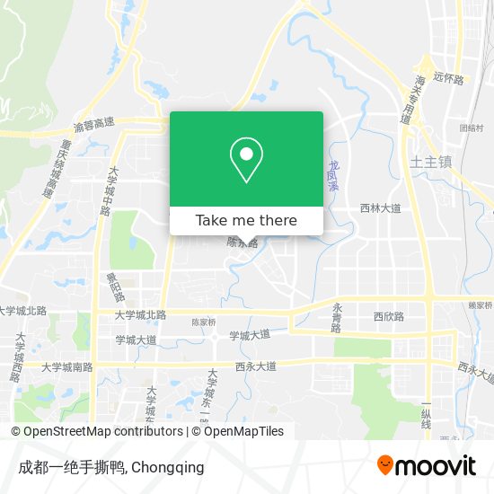 成都一绝手撕鸭 map