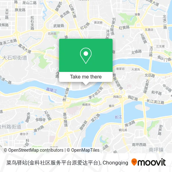 菜鸟驿站(金科社区服务平台原爱达平台) map