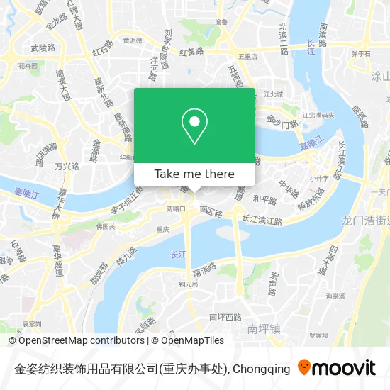 金姿纺织装饰用品有限公司(重庆办事处) map