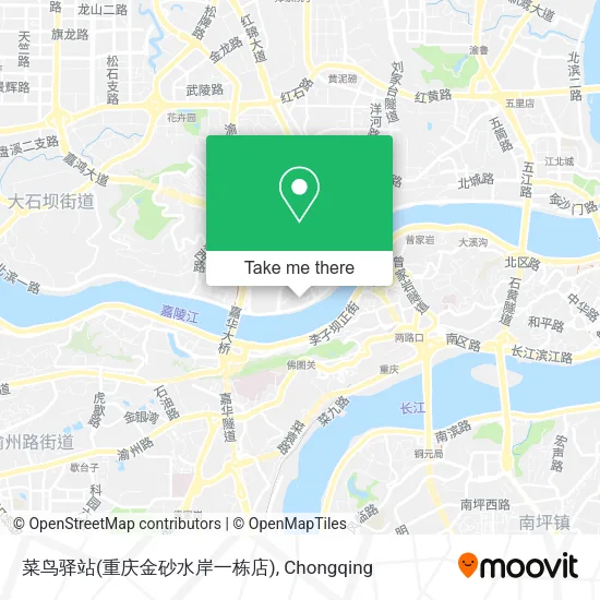 菜鸟驿站(重庆金砂水岸一栋店) map