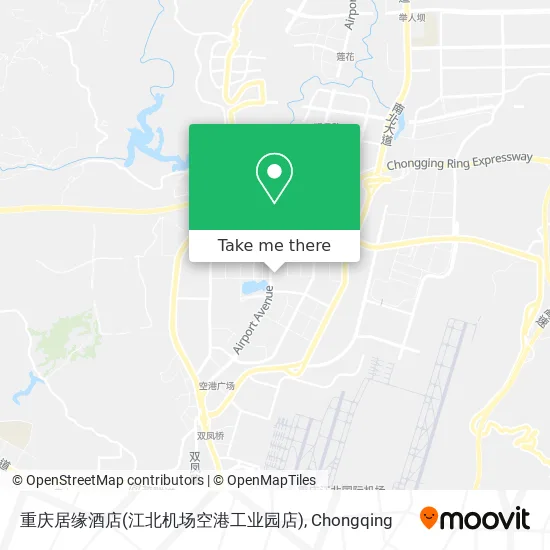 重庆居缘酒店(江北机场空港工业园店) map