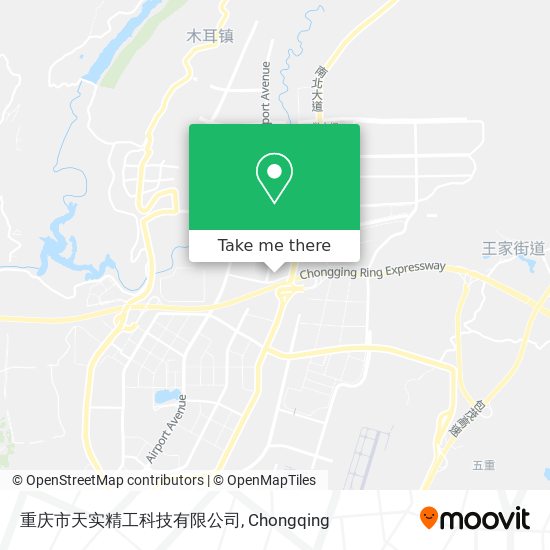 重庆市天实精工科技有限公司 map