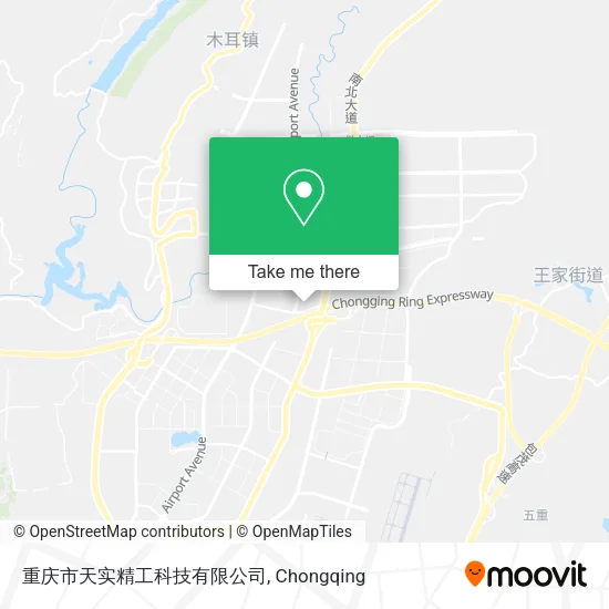 重庆市天实精工科技有限公司 map