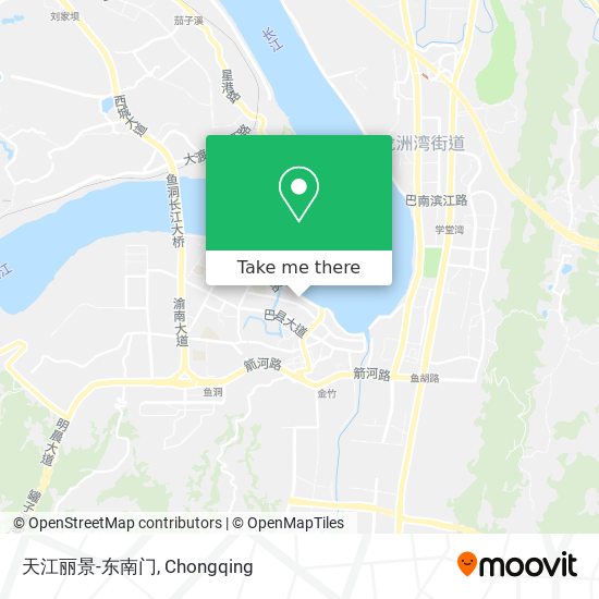 天江丽景-东南门 map