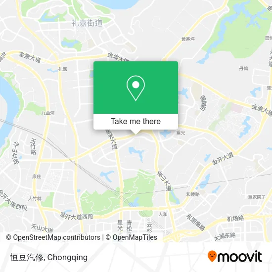 恒豆汽修 map