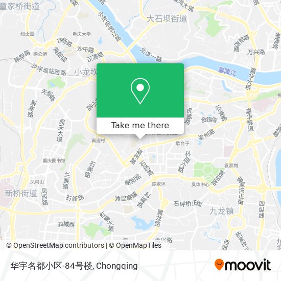华宇名都小区-84号楼 map