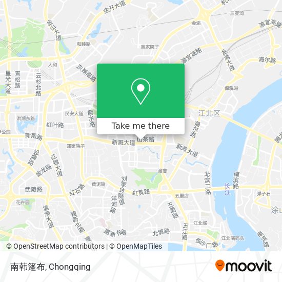 南韩篷布 map