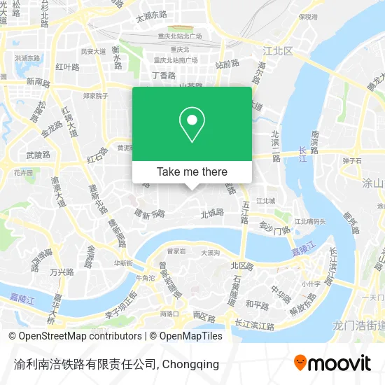 渝利南涪铁路有限责任公司 map