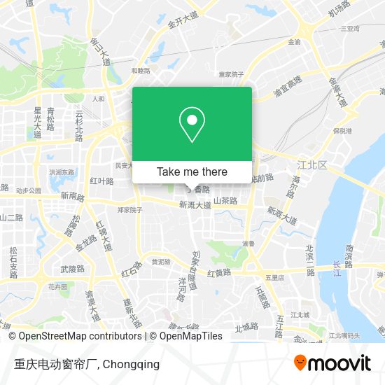 重庆电动窗帘厂 map