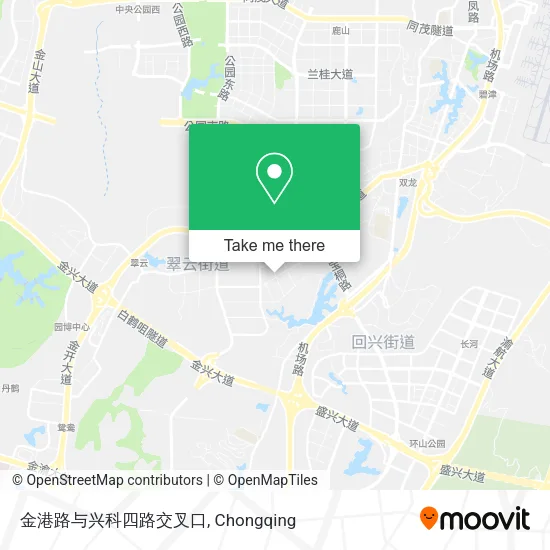 金港路与兴科四路交叉口 map