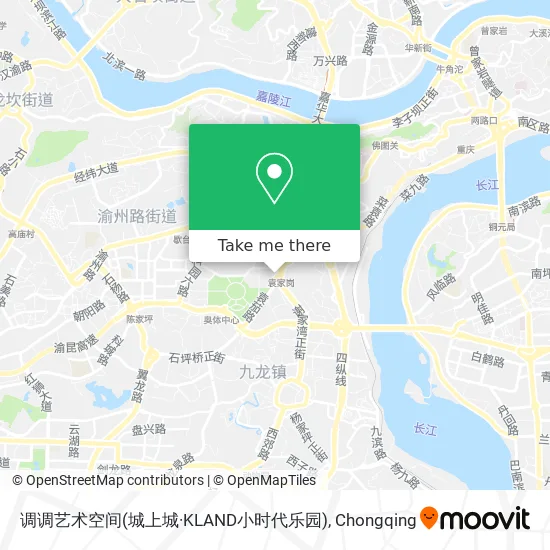 调调艺术空间(城上城·KLAND小时代乐园) map