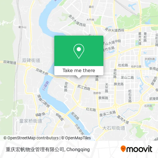 重庆宏帆物业管理有限公司 map